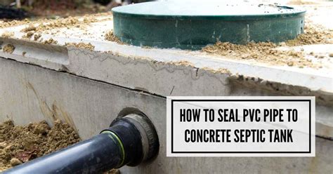 what type of cement to seal a PVC pipe into a concrete box